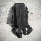 Черная тактическая сумка-рюкзак мессенджер барсетка MFH T0454 - изображение 7