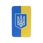 M-Tac нашивка флаг Украины с гербом (80х50 мм) вертикальная Full Color/GID - изображение 1