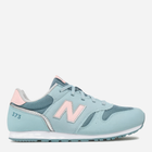 Buty sportowe dziecięce dla dziewczynki New Balance 373 YC373JP2 37 Turkusowe (196307150644)