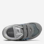Buty sportowe chłopięce na rzepy New Balance 574 IV574BA1 24 Szare (195481364243) - obraz 4