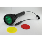 Фонарь Bailong охотничий подствольный с выносной кнопкой и цветными фильтрами 22см Черный (BL-Q2808-L2) - изображение 6