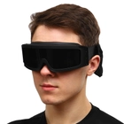 Захисні окуляри-маска SPOSUNE JY-027-2 оправа-чорна колір лінз сірий - зображення 10