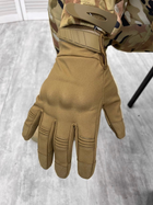 Тактичні зимові рукавички Tactical Gloves Coyote S - изображение 2
