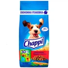 Сухой корм Chappi для взрослых собак, с говядиной, птицей и овощами