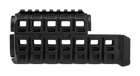 Цівка DLG TACTICAL HAND GUARD для АК-47 / АК-74 з планкою Picatinny + слоти M-LOK (полімер) чорна - зображення 3