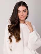Sweter damski elegancki BeWear BK105 One Size Biały (5905563715697) - obraz 4
