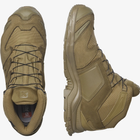 Тактичні кросівки SALOMON XA Forces Mid Gore-Tex l Coyote Brown, розмір 42 - зображення 4