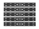 Набор плоских защитных панелей для цевья Key-Mod - Black [BattleAxe] (для страйкбола) - изображение 3
