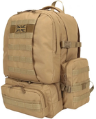 Рюкзак тактический Kombat UK Expedition Pack 50L Койот (KB-EP50-COY) - изображение 1