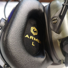 Активні навушники Earmor M31 MOD3 з кріпленням для шолому ARC Rails - изображение 6