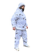 Маскувальний Білий костюм Клякса. 3 в 1. Куртка, штани, кавер Pancer Protection 54-58 - зображення 4
