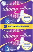 Гігієнічні прокладки Always Platinum Day&Night (Розмір 3) 12 шт (8001090445070) - зображення 1
