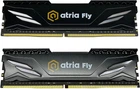Модуль пам'яті Atria DDR4 16GB 2x8GB 3200MHz Fly Black (UAT43200CL18BK2/16)