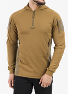 Кофта тактическая Helikon Range Hoodie Topcool - Coyote/Adaptive Green L - изображение 1