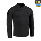 M-Tac поло тактичне довгий рукав 65/35 Black 3XL - зображення 3