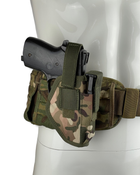 Кобура для пістолета поясна з кріпленням MOLLE мультикам - изображение 5
