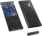 Зовнішня кишеня Maclean MCE443 для M.2 SSD USB 3.1 Black (5902211128816) - зображення 3