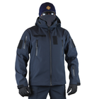 Куртка тактична чловіча GPK Tactical Soft shell 50р Синя - зображення 3