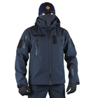 Куртка тактична чловіча GPK Tactical Soft shell 44р Синя - изображение 3