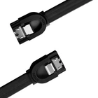 Кабель Ugreen SATA Serial ATA III з блокувальною клямкою 0.5 м Black (YM994)