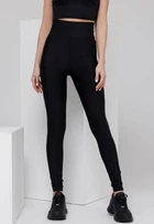 Теплые леггинсы на флисе ISSA PLUS 4499 4XL Черные ( IS -4499/1 N )