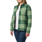 Куртка 5.11 Tactical Louise Shirt Jacket Trekking Green Check S (38085-1042) - зображення 3
