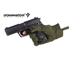 Захисні чоловічі рукавички Dominator Tactical Олива XL (Alop) пристосовані для сенсорних екранів зносостійкі з високоякісної екологічної шкіри - зображення 9
