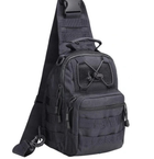 Рюкзак сумка на плечи ранец Nela-Styl mix54 Черный 20л (Alop) 60429004 - изображение 1