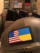 Патч \ шеврон “Прапор США-Україна” - зображення 4