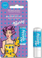 Balsam do ust 4organic Pin-up Girl Berry naturalny 5 g (5904181931526) - obraz 1