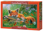 Puzzle Castorland Lis spiący 500 elementów (5904438053872) - obraz 1