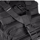 Рюкзак військово-туристичний ранець сумка на плечі для виживання Чорний 35 л (Alop) 60417259 - зображення 2