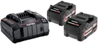 Базовый комплект Аккумуляторы для инструментов Metabo Li-Power 18 В 5.2 Ач 2 шт + Быстрозарядное устройство ASC 145 (685051000)