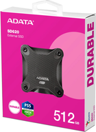 Dysk SSD ADATA SD620 512GB USB 3.2 Type-A 3D NAND TLC Czarny (SD620-512GCBK) - obraz 4