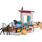 Zestaw do zabawy Schleich Horse Club Stable with Mare and Foal (4059433654034) - obraz 2