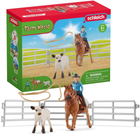 Ігровий набір Schleich Team Roping with Cowgirl (4059433473048)