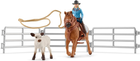 Ігровий набір Schleich Team Roping with Cowgirl (4059433473048) - зображення 3