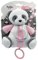 Pozytywka Tulilo Panda różowa 18 cm (5904209890316) - obraz 1