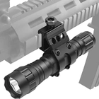 Кріплення ліхтарика на планку Вівера Пікатінні адаптер ліхтаря на зброю - зображення 1