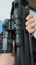 Кріплення ліхтарика на планку Вівера Пікатінні адаптер ліхтаря на зброю - зображення 5