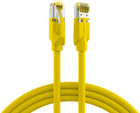 Patchcord TB Cat 6a RJ45 S/FTP 0.25 m Yellow (4017538064066)