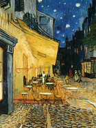 Puzzle Ravensburger Art Collection Taras kawiarni w nocy 1000 elementów (4005556153732) - obraz 2