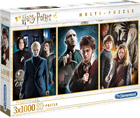 Пазл Clementoni Harry Potter 3 x 1000 елементів (8005125618842) - зображення 1