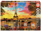 Puzzle Educa Zachód słońca w Paryżu 3000 elementów (8412668176751) - obraz 1