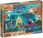 Puzzle Clementoni Story Maps Mała Syrenka 1000 elementów (8005125396641) - obraz 1