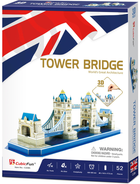 Puzzle 3D Cubic Fun Tower Bridge 52 elementy (6944588202385) - obraz 1