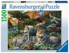 Puzzle Ravensburger Wiosenne wilki 1500 elementów (4005556165988) - obraz 1