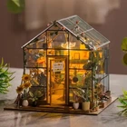 3D Румбокс "Панорамная Оранжерея" Миниатюрный Кукольный Домик DIY DollHouse Diorama от HongDa (DG2306)