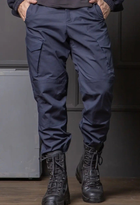Костюм чоловічий ДСНС демісезонний. Комплект флісова кофта + штани темно-синій 44 - зображення 5