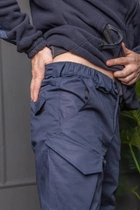 Костюм мужской ДСНС демисезонный. Комплект флисовая кофта + брюки темно-синий 48 - изображение 6
